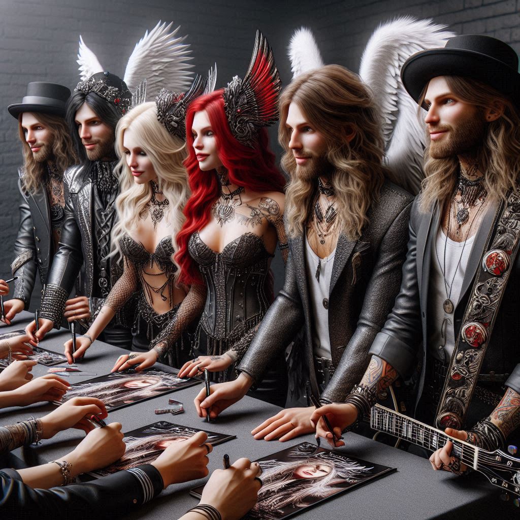 Face in the Window autographs BTS