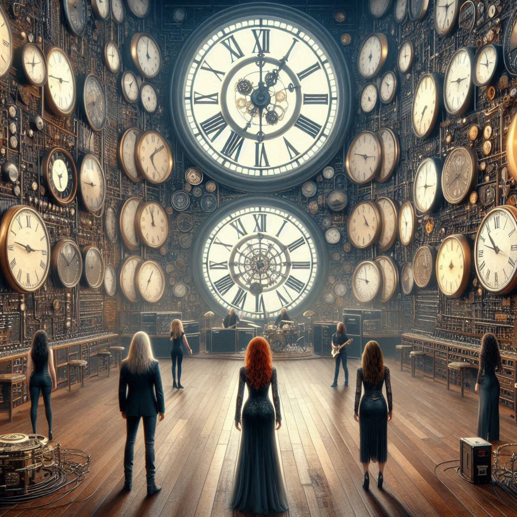 AEVUM_band in clock room 3 Billion Seconds clock room